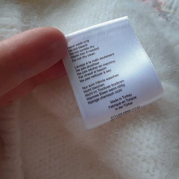 Anine Bing Angora Crewneck Sweater XS - Picture 9 of 9